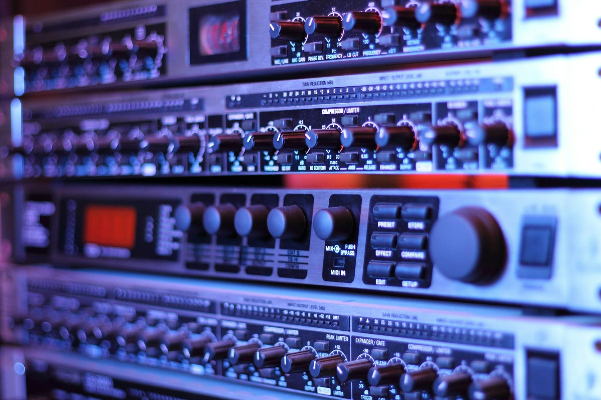 Integrated AV control system in a modern space